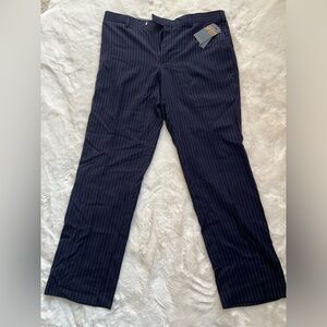Johnny Bigg Pinstripe Navy Dress Pants